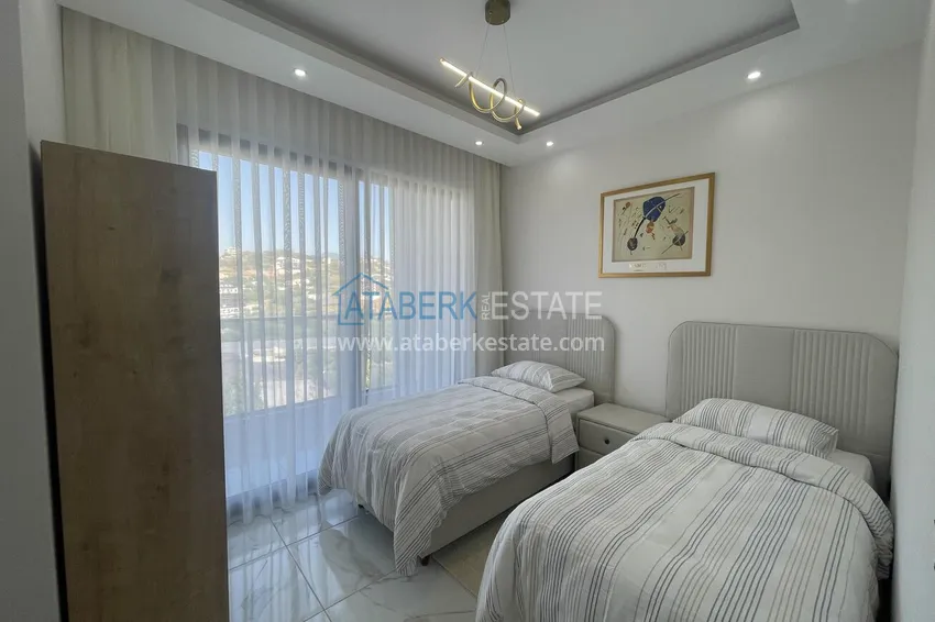 Purchase Duplex with new furniture and mountain views in a modern complex - Gazipasa City 19