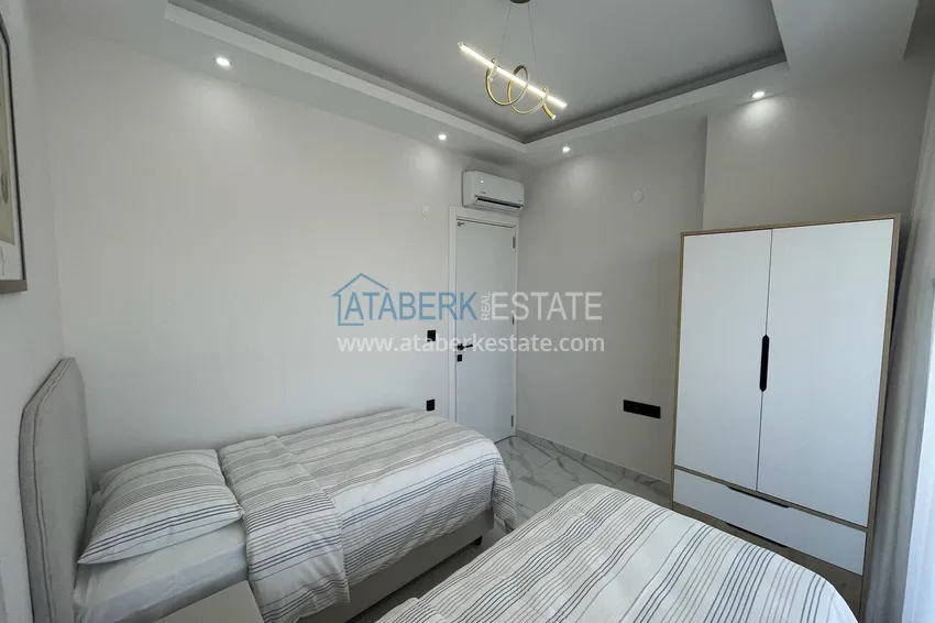 Purchase Duplex with new furniture and mountain views in a modern complex - Gazipasa City 22