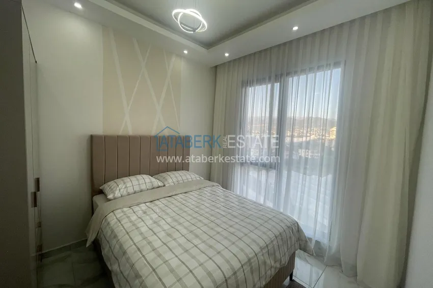 Purchase Duplex with new furniture and mountain views in a modern complex - Gazipasa City 31