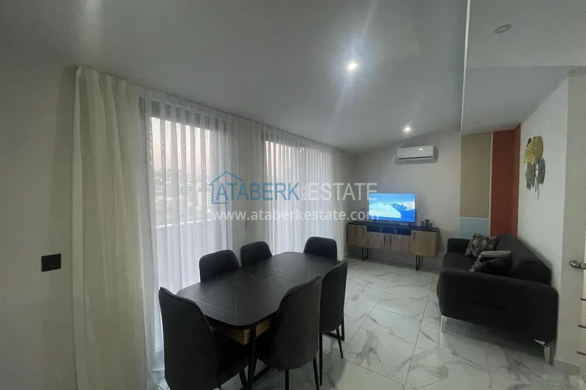 Purchase Duplex with new furniture and mountain views in a modern complex - Gazipasa City 4