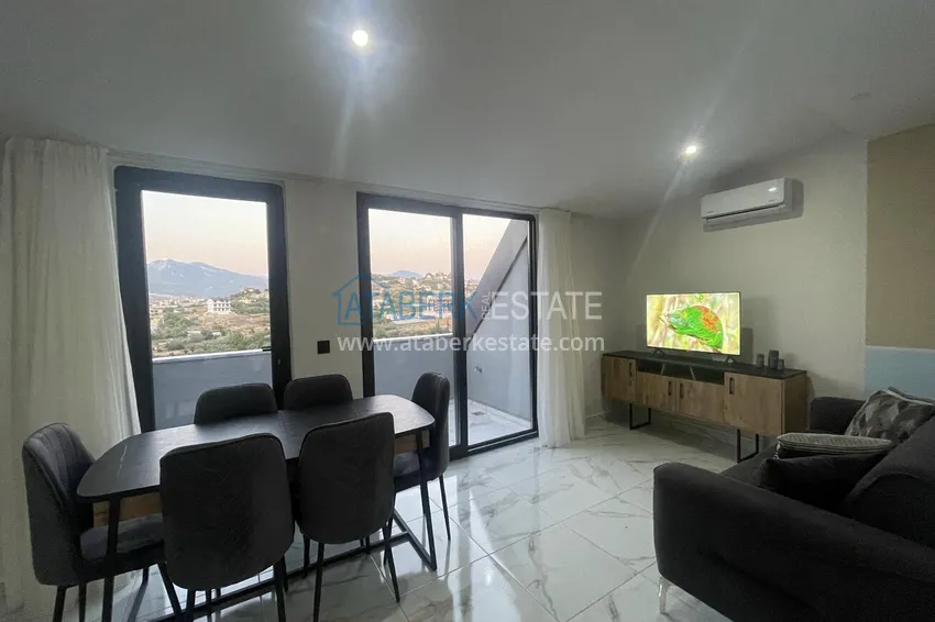 Purchase Duplex with new furniture and mountain views in a modern complex - Gazipasa City 6