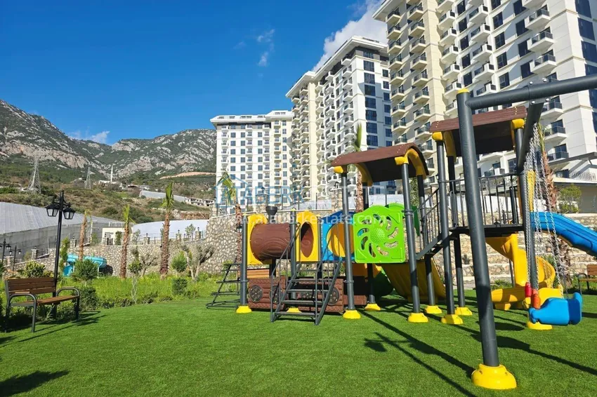 Real estate in Alanya with sea view - 1+1 apartment in Mahmutlar 12