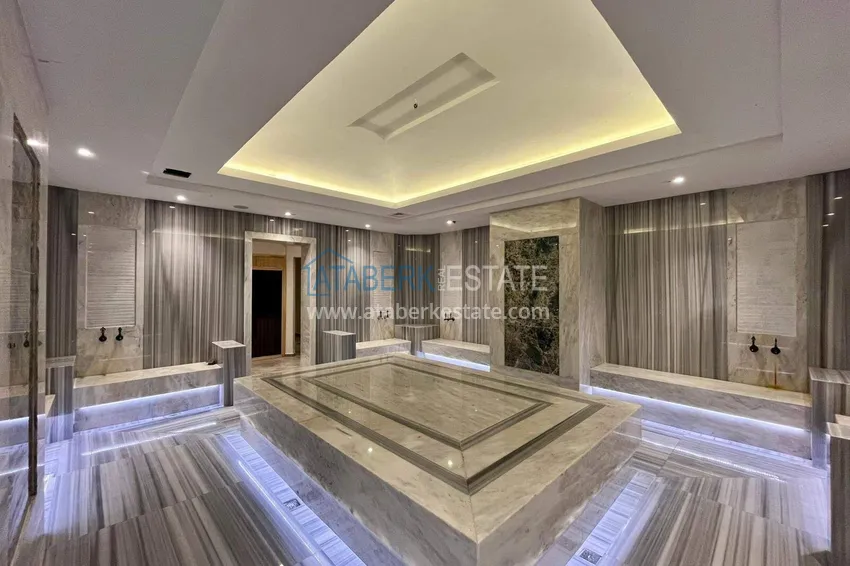 Real estate in the center of Alanya - 1+1 apartment with a view of the fortress and the sea near Cleopatra beach 15