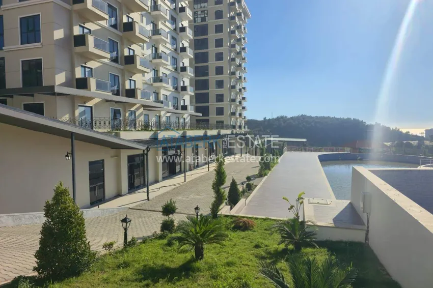 Real estate in Alanya with sea view - 1+1 apartment in Mahmutlar 6