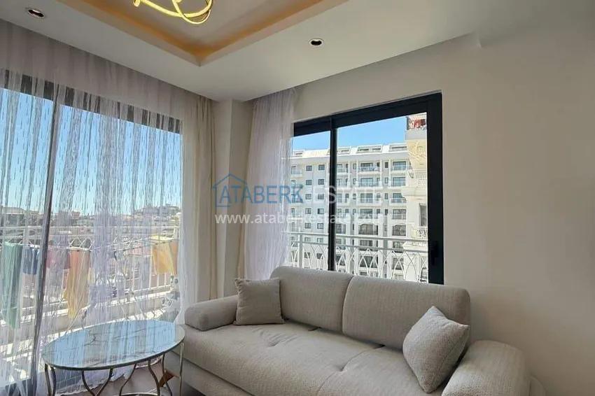 Purchase Real estate in the center of Alanya - 1+1 apartment with a view of the fortress and the sea near Cleopatra beach 6