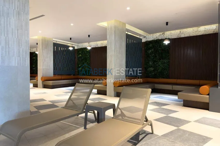 Недвижимость в Алании - квартира 1+1 85 м2 с мебелью в премиальном resort-комплексе, район Тюрклер 67