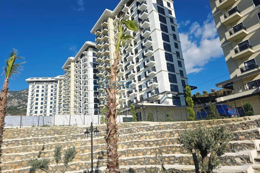 Real estate in Alanya with sea view - 1+1 apartment in Mahmutlar 9