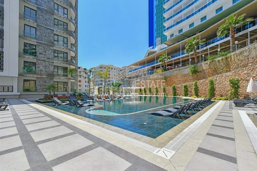Apartment for Long Term Rental in Alanya - Furnished, Premium Complex, Tosmur District B17 1