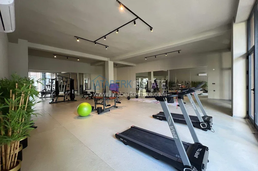 1+1 apartment with sea view in Alanya, Avsallar district 10