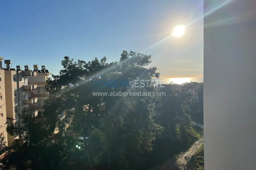 Purchase 1+1 apartment with sea view in Alanya, Avsallar district 15