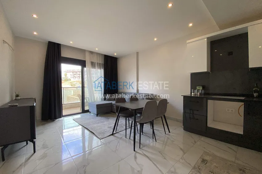 Purchase 1+1 furnished apartment in Alanya, Oba district 1