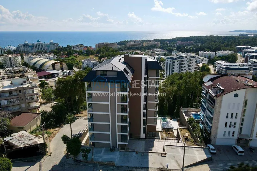 1+1 apartment with sea view in Alanya, Avsallar district 3