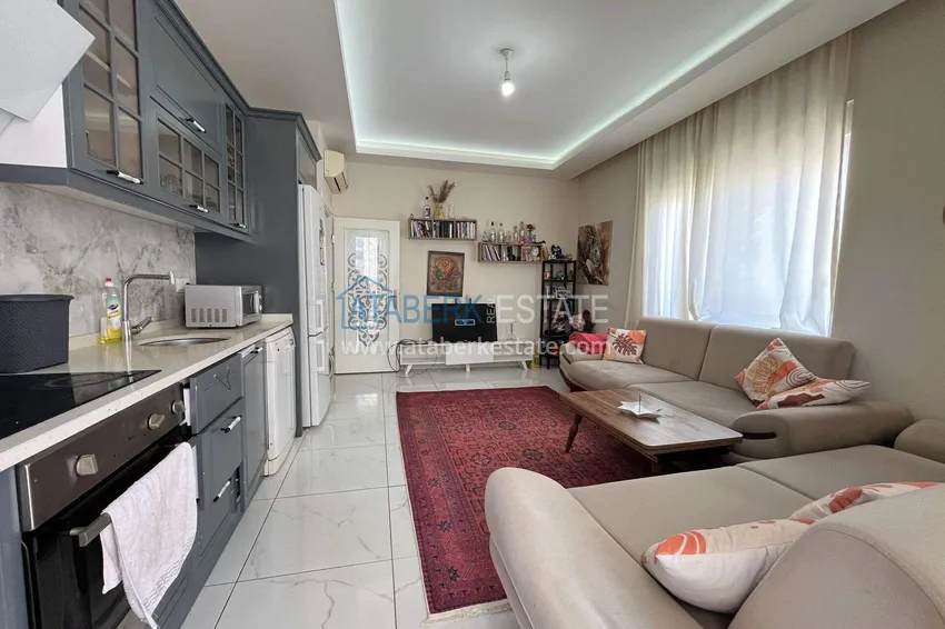 Purchase 2+1 apartment in Alanya for residence permit and citizenship - furniture, glazed balcony, Oba district 4