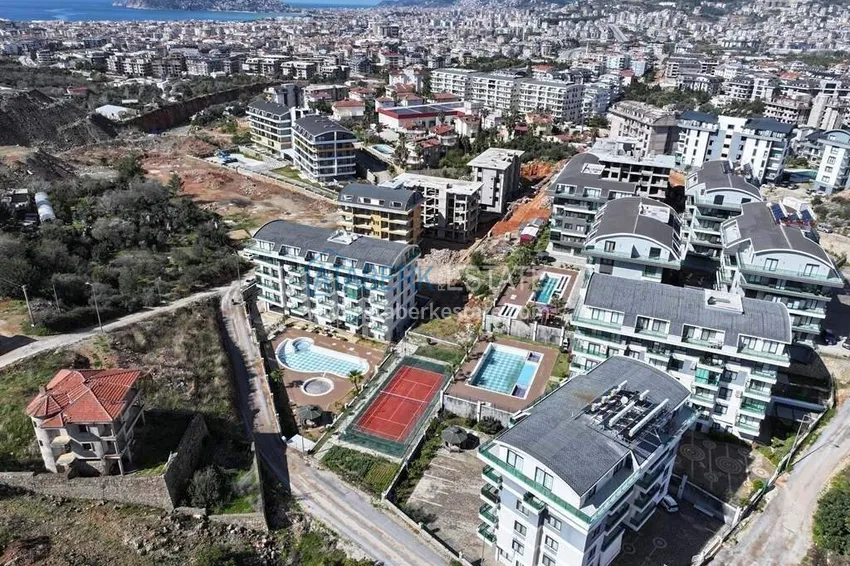 1+1 furnished apartment in Alanya, Oba district 4