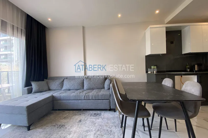 Purchase 1+1 furnished apartment in Alanya, Oba district 4