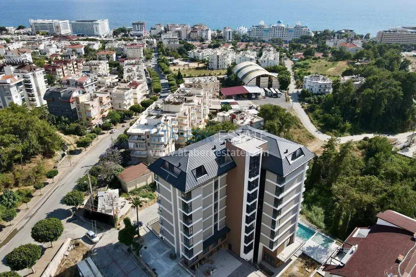 1+1 apartment with sea view in Alanya, Avsallar district 5