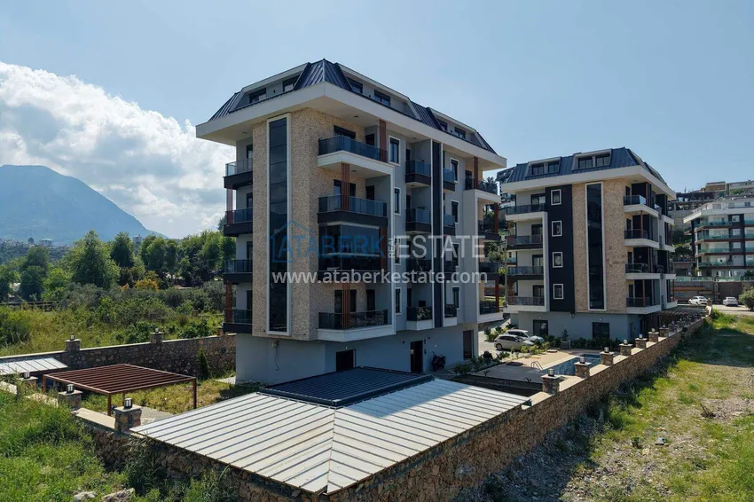 Citizenship apartment in Alanya - 2+1 with a separate kitchen in the Kestel area 6 
