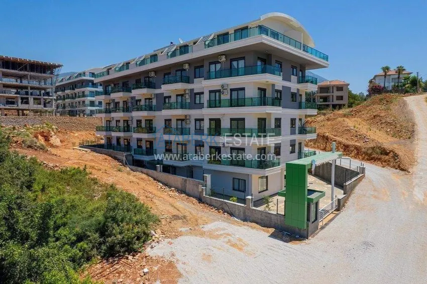 1+1 furnished apartment in Alanya, Oba district 6