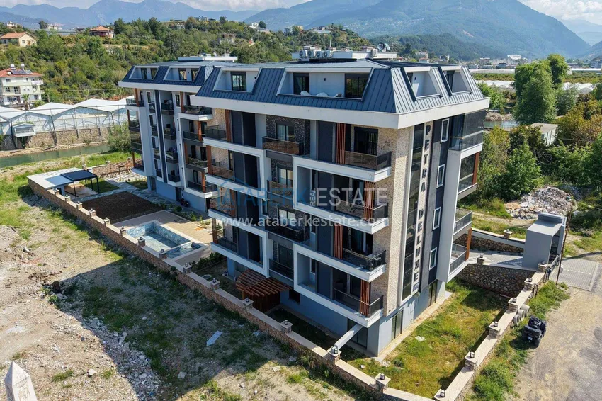 Citizenship apartment in Alanya - 2+1 with a separate kitchen in the Kestel area 7 