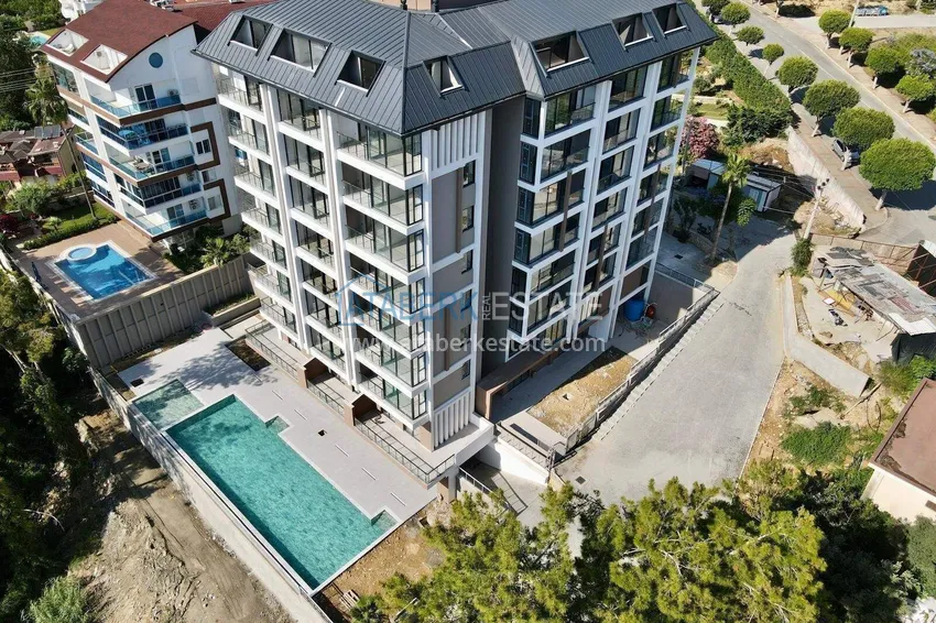 1+1 apartment with sea view in Alanya, Avsallar district 7