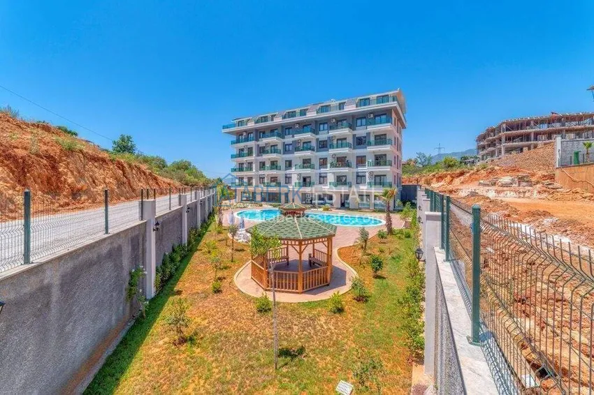 1+1 furnished apartment in Alanya, Oba district 8