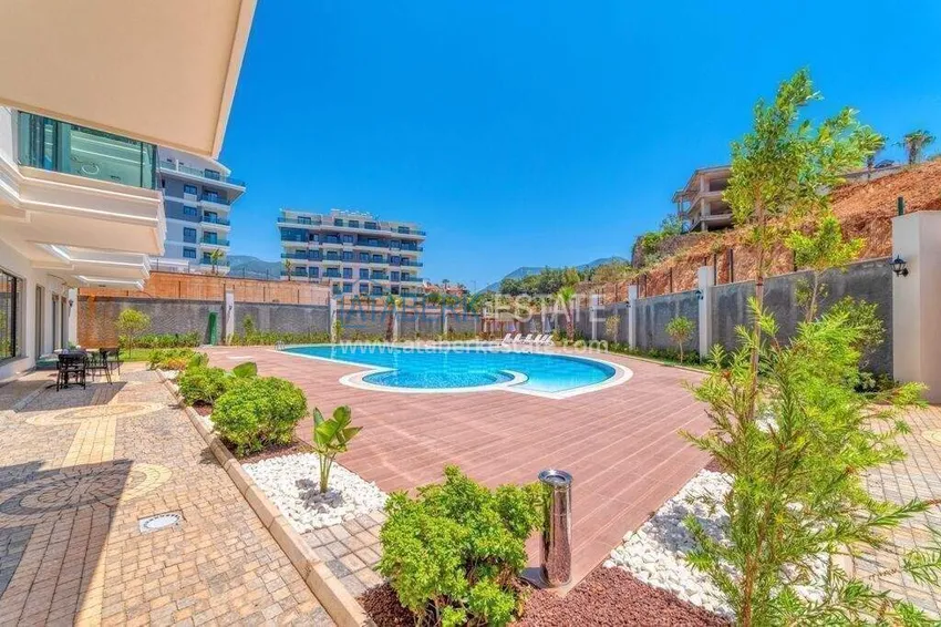1+1 furnished apartment in Alanya, Oba district 9