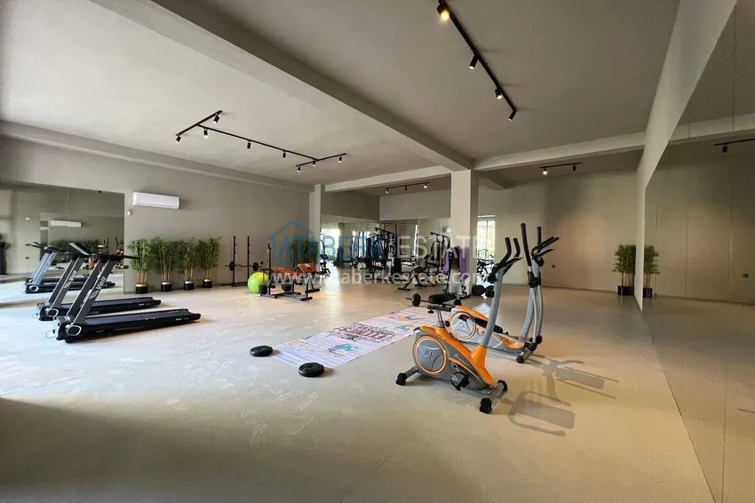 1+1 apartment with sea view in Alanya, Avsallar district 9