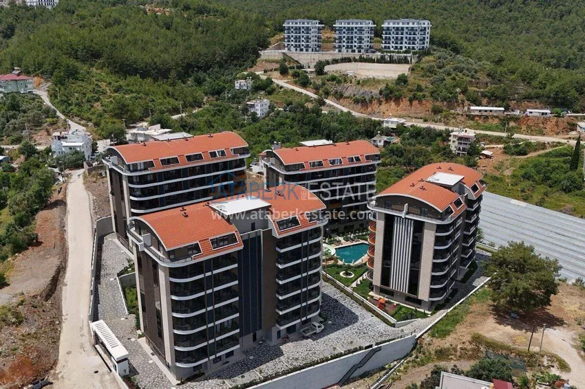 A new stylish investment project at the excavation stage in Oba, Alanya 4 