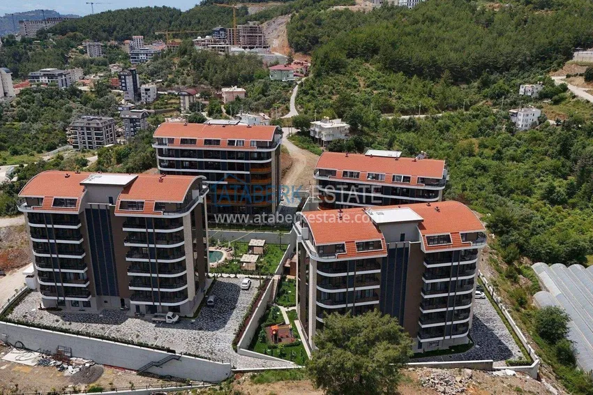 A new stylish investment project at the excavation stage in Oba, Alanya 5 