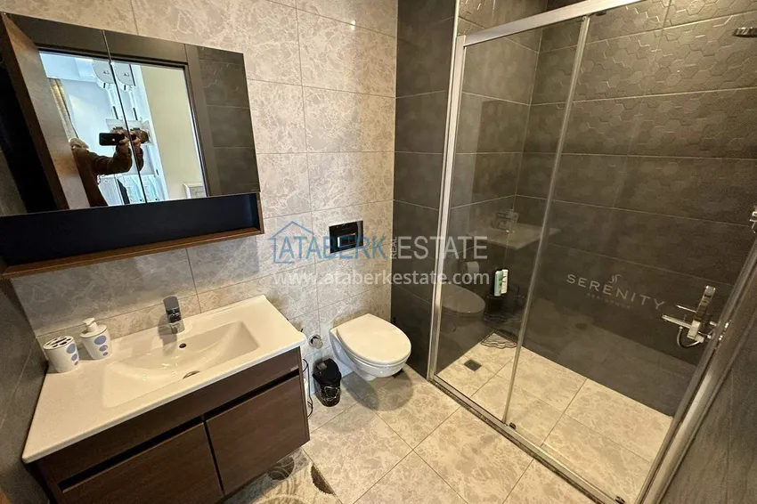Purchase 1+1 apartment in Alanya, Mahmutlar district — furniture, mountain view 17