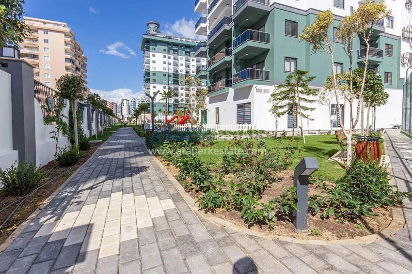 1+1 apartment in Alanya, Mahmutlar district — furniture, mountain view 24
