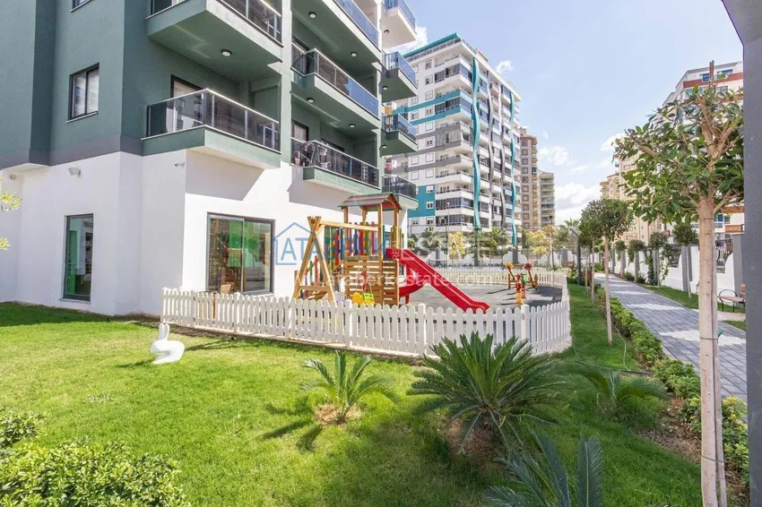 1+1 apartment in Alanya, Mahmutlar district — furniture, mountain view 25
