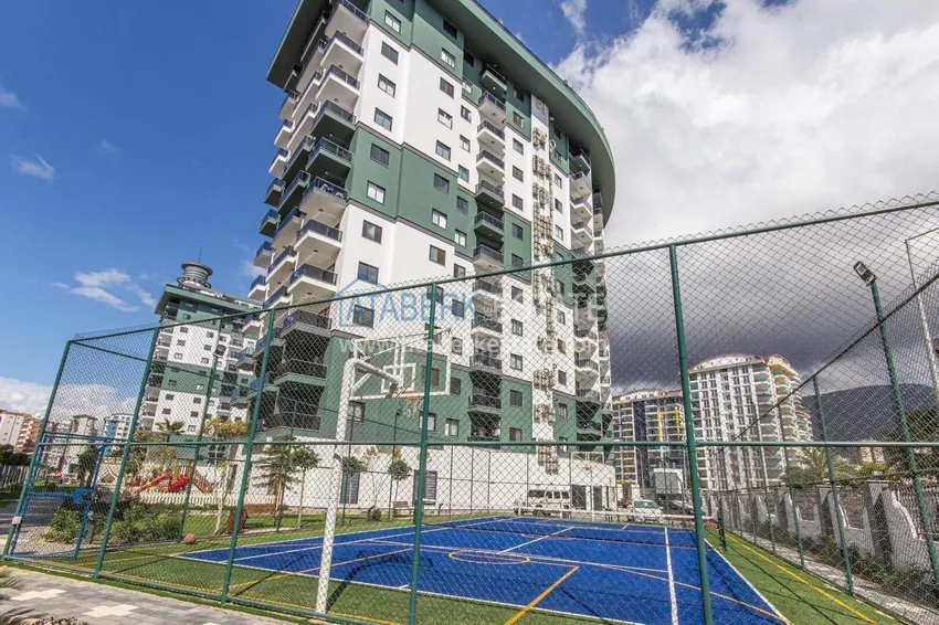 1+1 apartment in Alanya, Mahmutlar district — furniture, mountain view 27