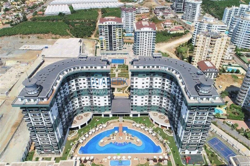 1+1 apartment in Alanya, Mahmutlar district — furniture, mountain view 2