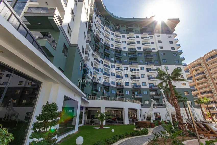 1+1 apartment in Alanya, Mahmutlar district — furniture, mountain view 30