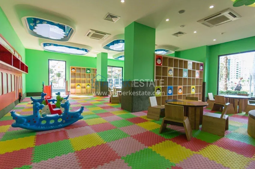 1+1 apartment in Alanya, Mahmutlar district — furniture, mountain view 39