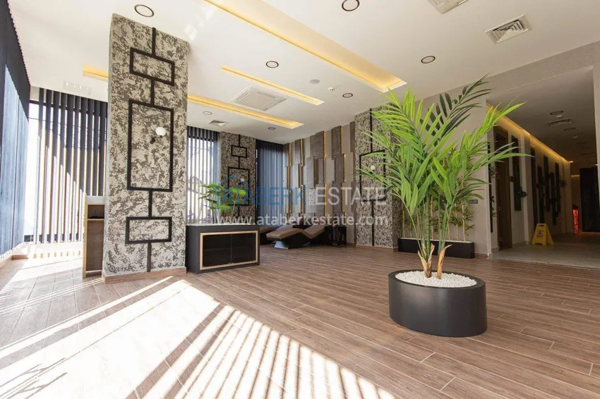 1+1 apartment in Alanya, Mahmutlar district — furniture, mountain view 50