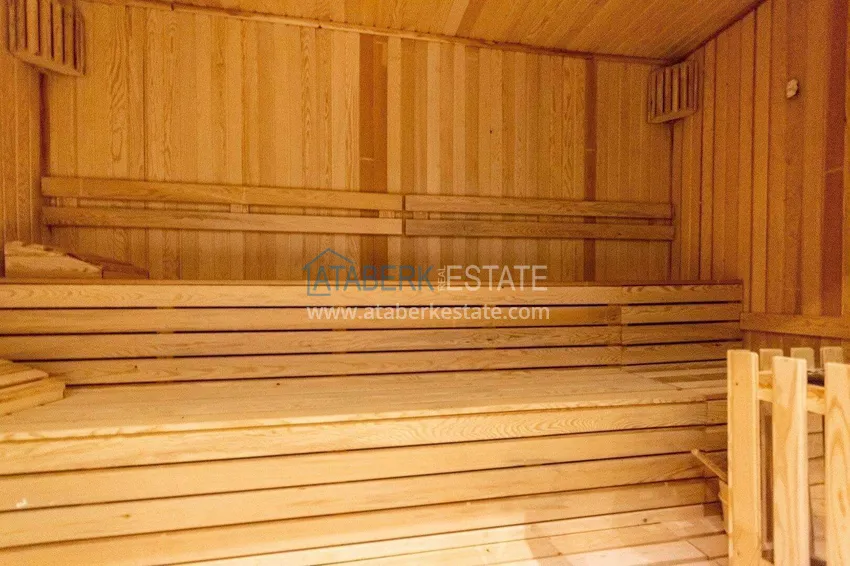 1+1 apartment in Alanya, Mahmutlar district — furniture, mountain view 55