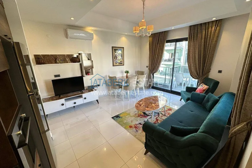 Purchase 1+1 apartment in Alanya, Mahmutlar district — furniture, mountain view 7