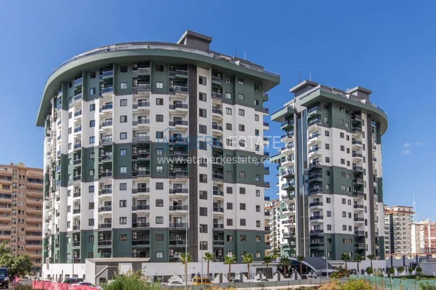 1+1 apartment in Alanya, Mahmutlar district — furniture, mountain view 8