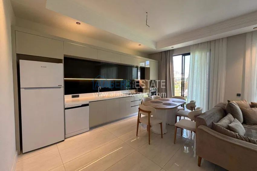 Purchase 2+1 garden duplex in Turkler, Alanya - the format of a private house in a resort residence 11