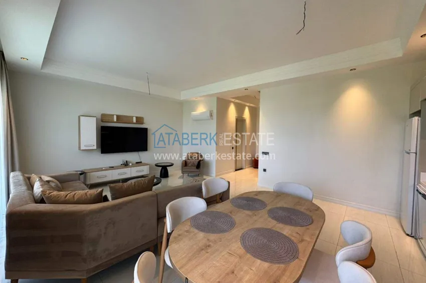 Purchase 2+1 garden duplex in Turkler, Alanya - the format of a private house in a resort residence 13
