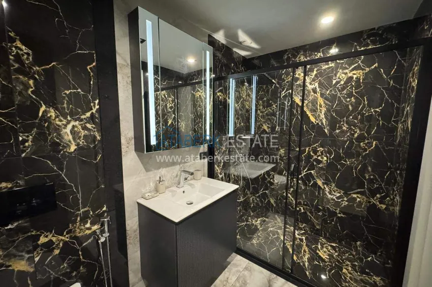 Purchase 2+1 garden duplex in Turkler, Alanya - the format of a private house in a resort residence 24