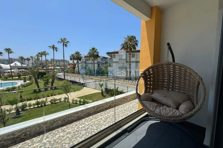 Purchase 2+1 garden duplex in Turkler, Alanya - the format of a private house in a resort residence 28
