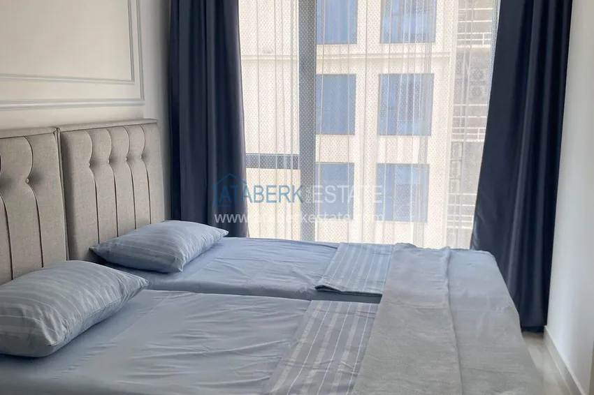 Purchase Rent in Alanya - 2+1 apartment with furniture and sea view in Mahmutlar B45 10 
