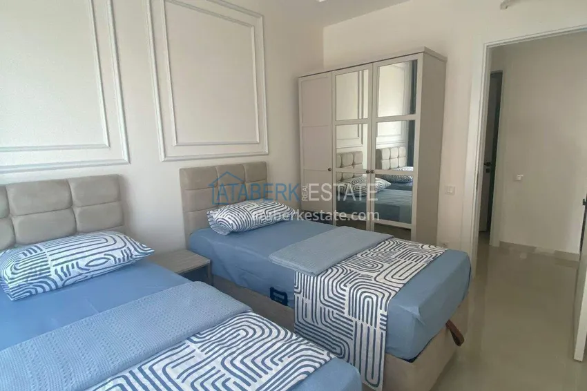 Purchase Rent in Alanya - 2+1 apartment with furniture and sea view in Mahmutlar B45 15 