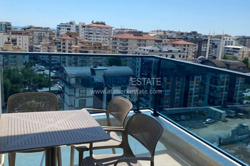 Purchase Rent in Alanya - 2+1 apartment with furniture and sea view in Mahmutlar B45 18 