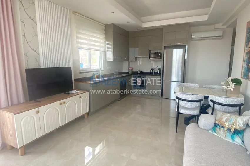 Purchase Rent in Alanya - 2+1 apartment with furniture and sea view in Mahmutlar B45 5 