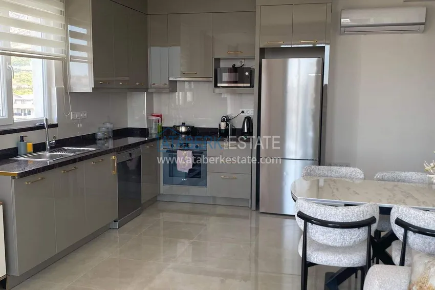 Purchase Rent in Alanya - 2+1 apartment with furniture and sea view in Mahmutlar B45 7 
