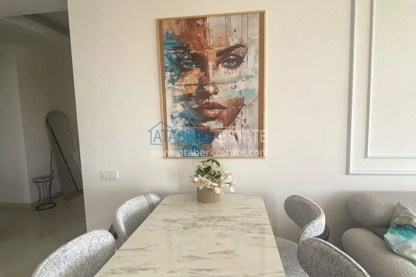 Purchase Rent in Alanya - 2+1 apartment with furniture and sea view in Mahmutlar B45 8 